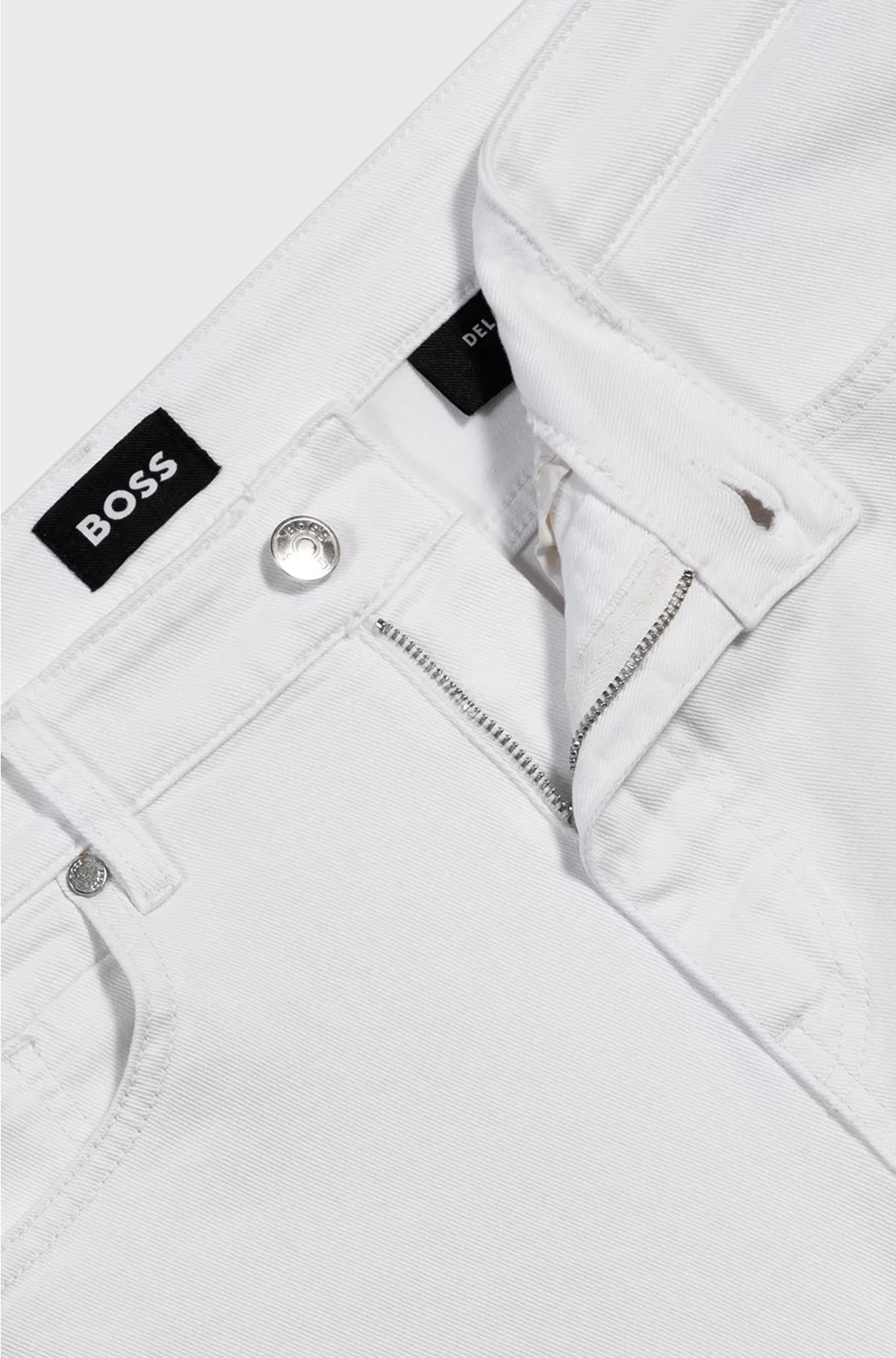 JEANS DELAWARE SLIM-FIT IN DENIM STRETCH COMFORT BIANCO