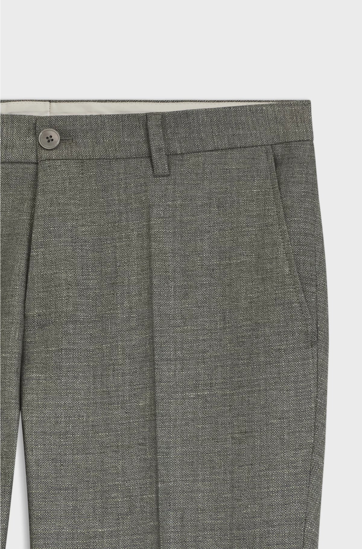 FORMAL TROUSERS INMICRO-PATTERNED STRETCH FABRIC