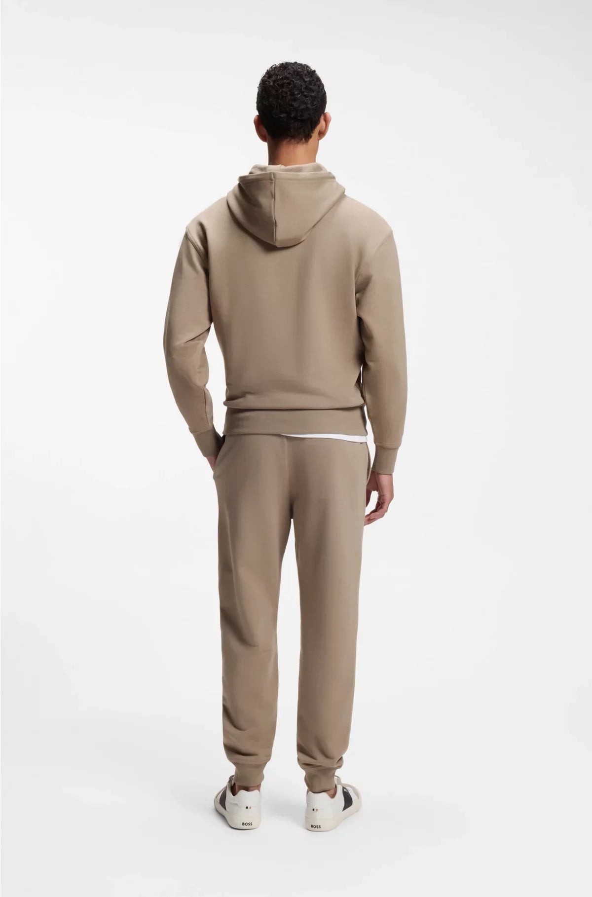 COTTON-TERRY TRACKSUIT SET WITH CONTRAST LOGOS