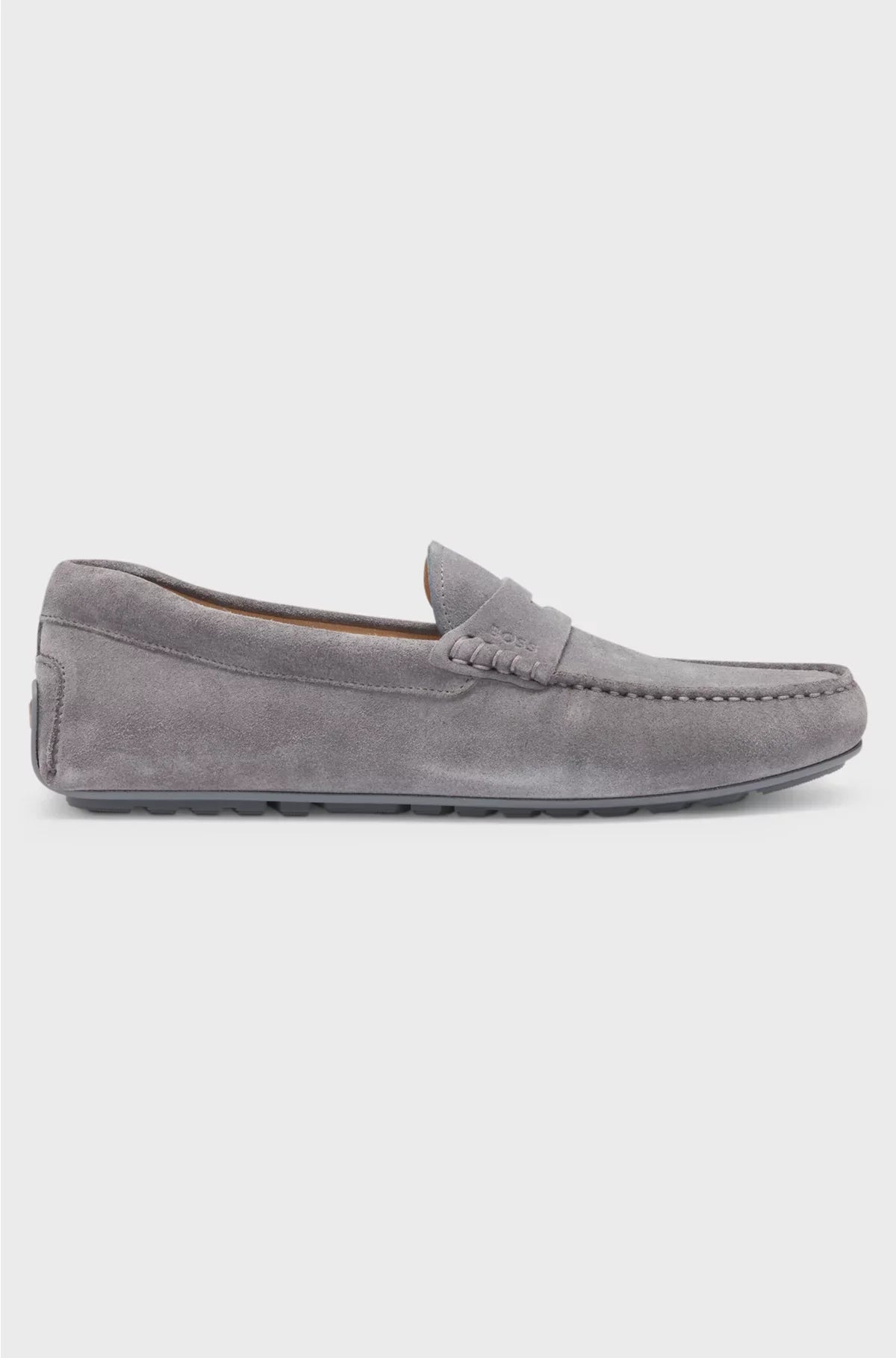 MOCASSINI IN SUEDE CON MASCHERINA A PENNY
