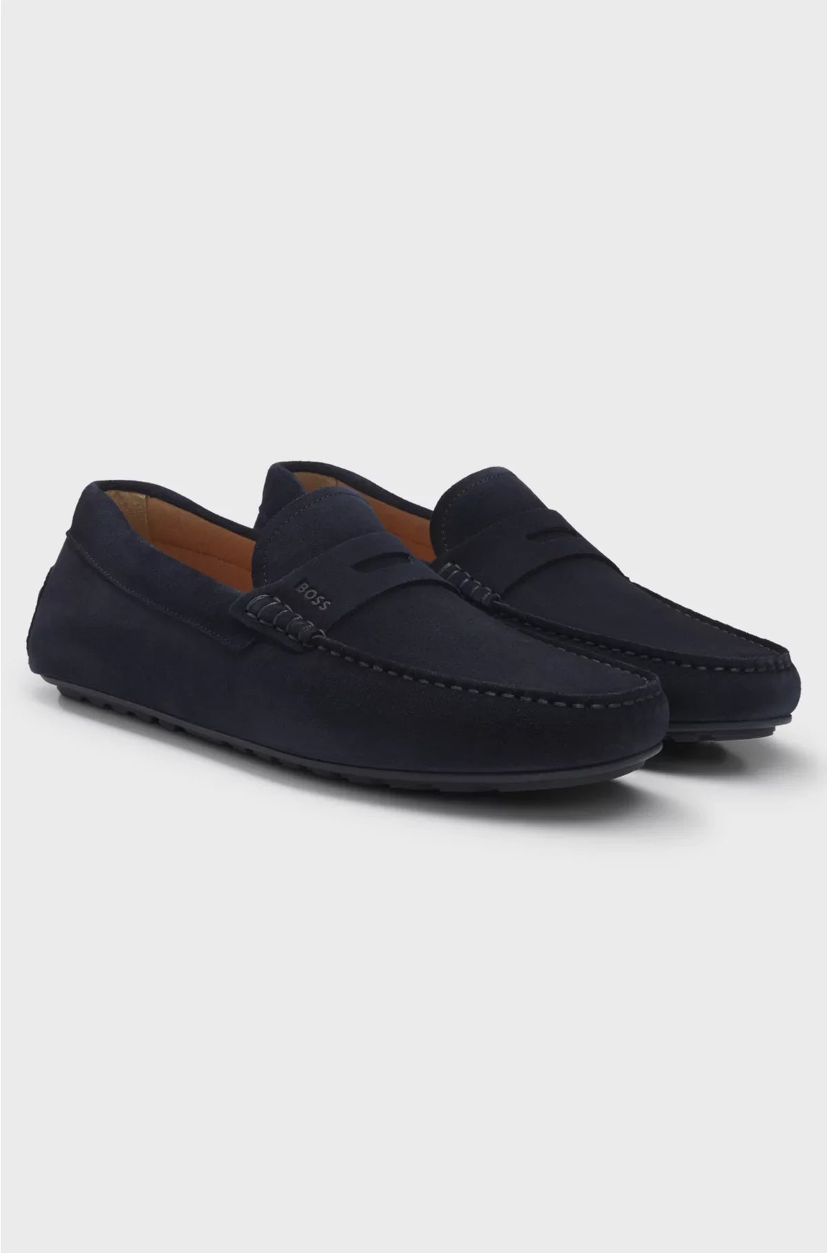 MOCASSINI IN SUEDE CON MASCHERINA A PENNY
