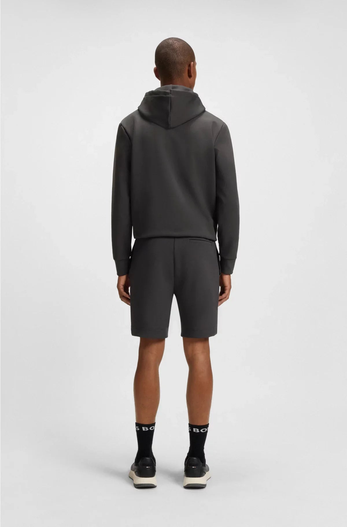 COTTON-BLEND SHORTS WITH STRIPE DETAILS