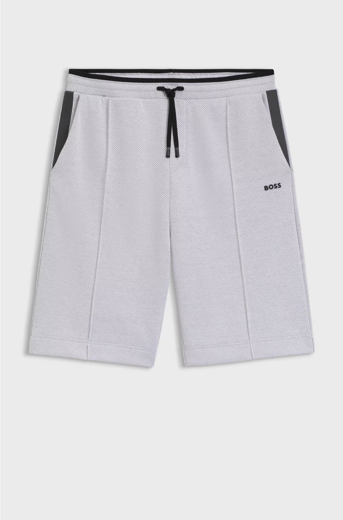 RELAXED-FIT SHORTS IN QUILTED JACQUARD