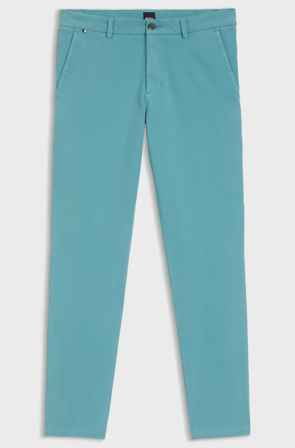 PANTALONI SLIM FIT IN GABARDINE DI COTONE STRETCH