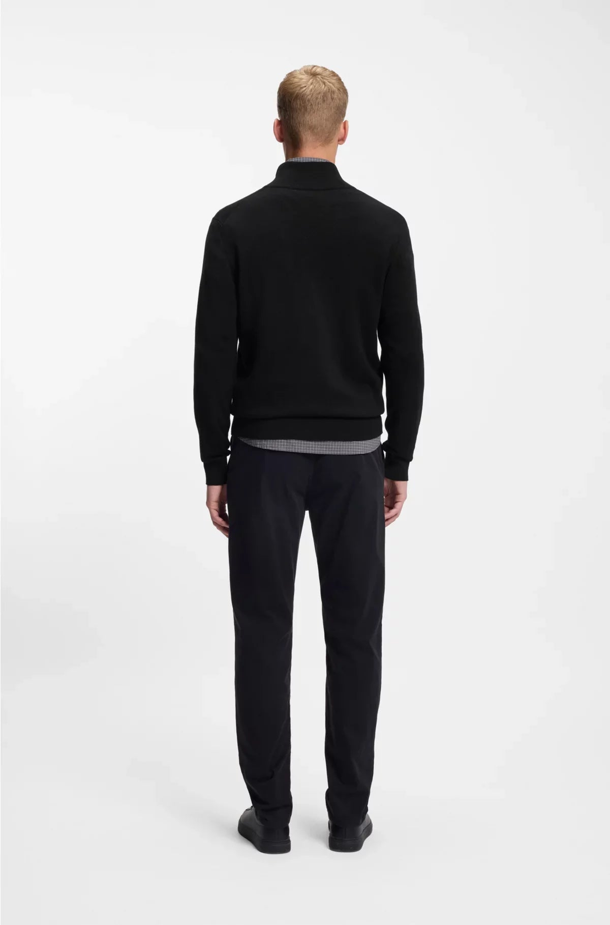 KNITTED JACKET IN COTTON AND CASHMERE