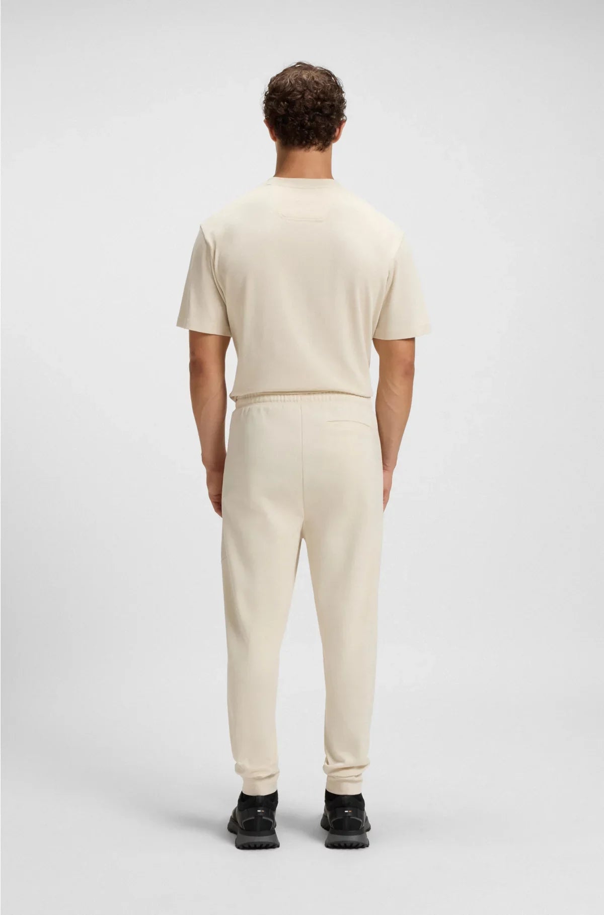 COTTON-BLEND TRACKSUIT BOTTOMS WITH DOUBLE B MONOGRAM