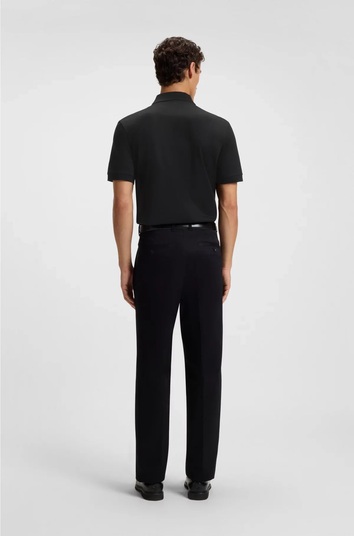 MERCERISED-COTTON POLO SHIRT WITH ZIP PLACKET