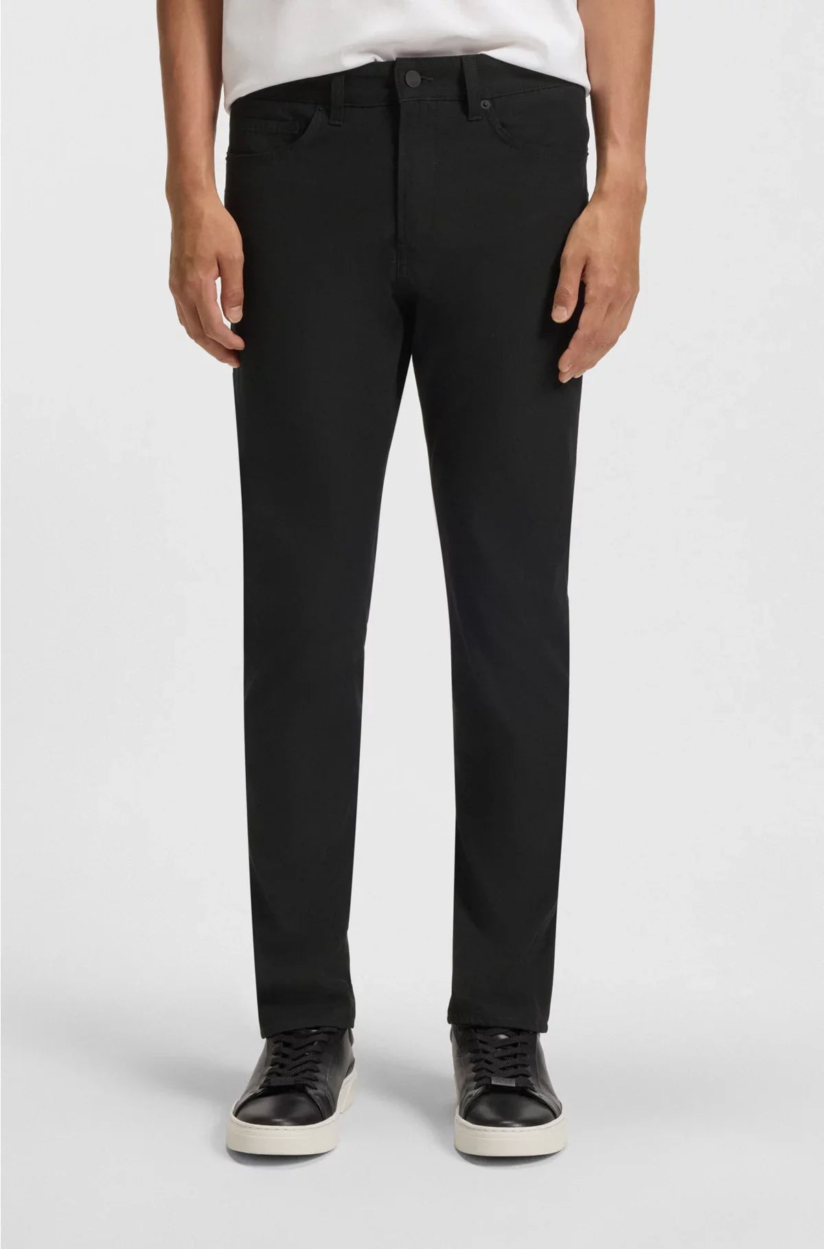 PANTALONI SLIM-FIT IN TWILL DI MISTO COTONE MODELLO DELAWARE