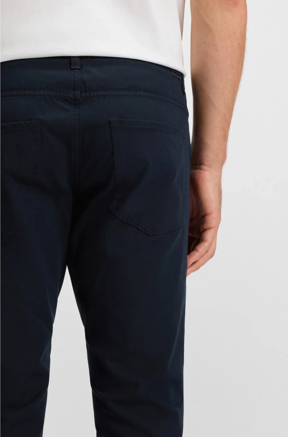 PANTALONI SLIM-FIT IN TWILL DI MISTO COTONE MODELLO DELAWARE