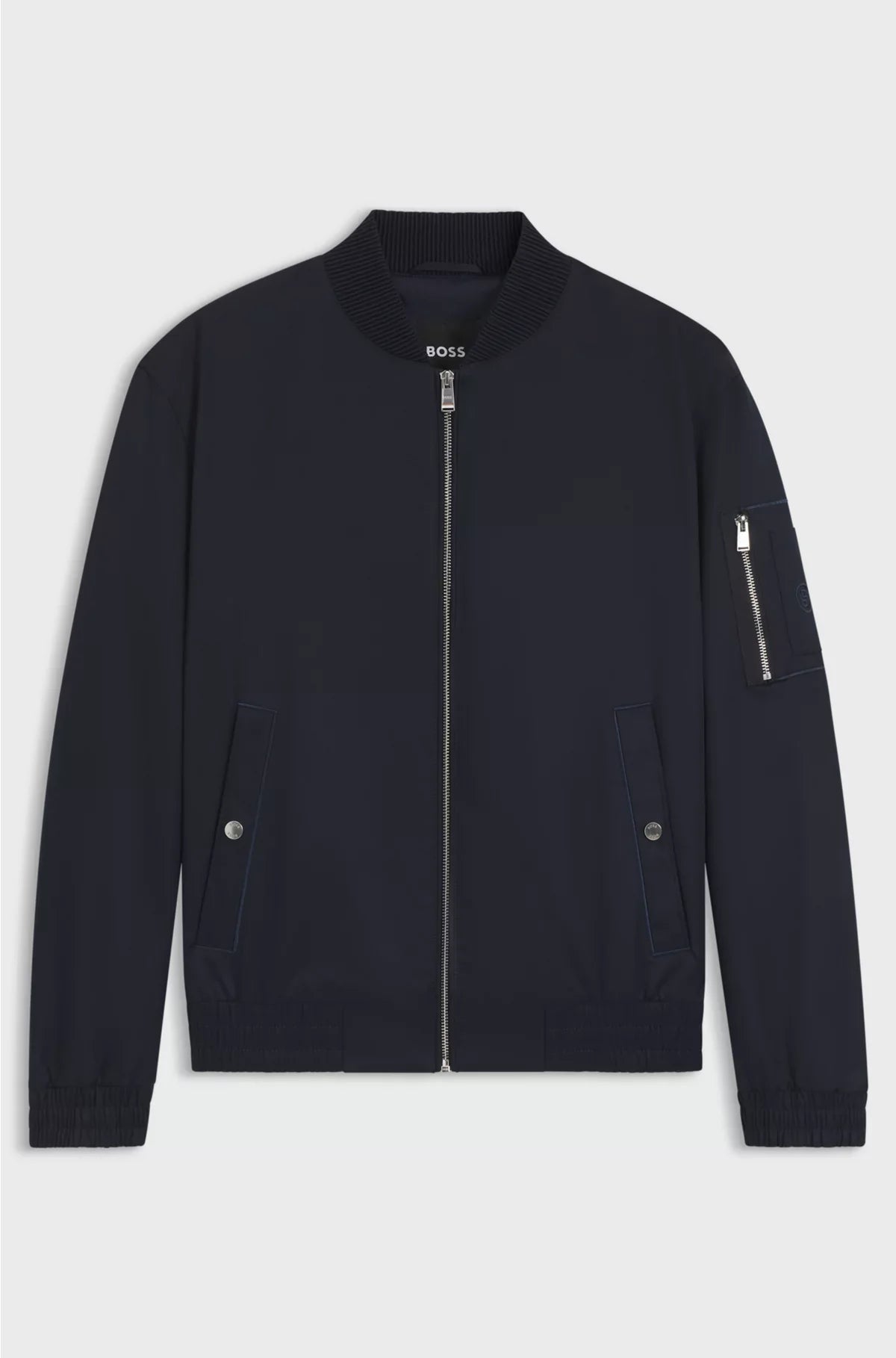 WATER-REPELLENT JACKET WITH DOUBLE B MONOGRAM TRIM