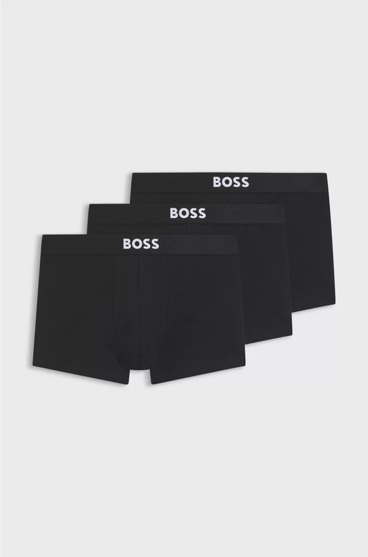 THREE-PACK OF TRUNKS IN STRETCH COTTON