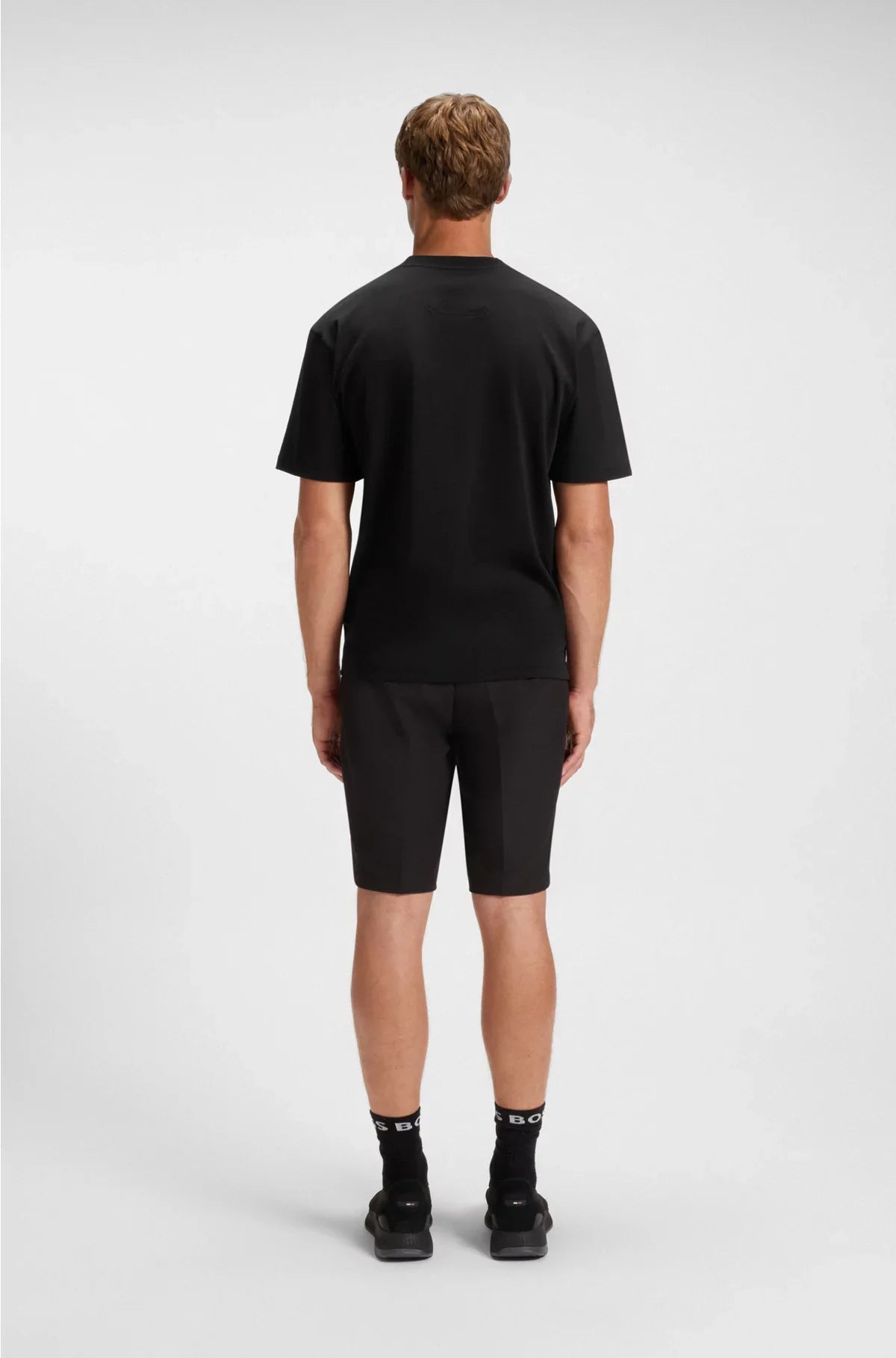 COTTON-JERSEY T-SHIRT WITH DOUBLE B MONOGRAM