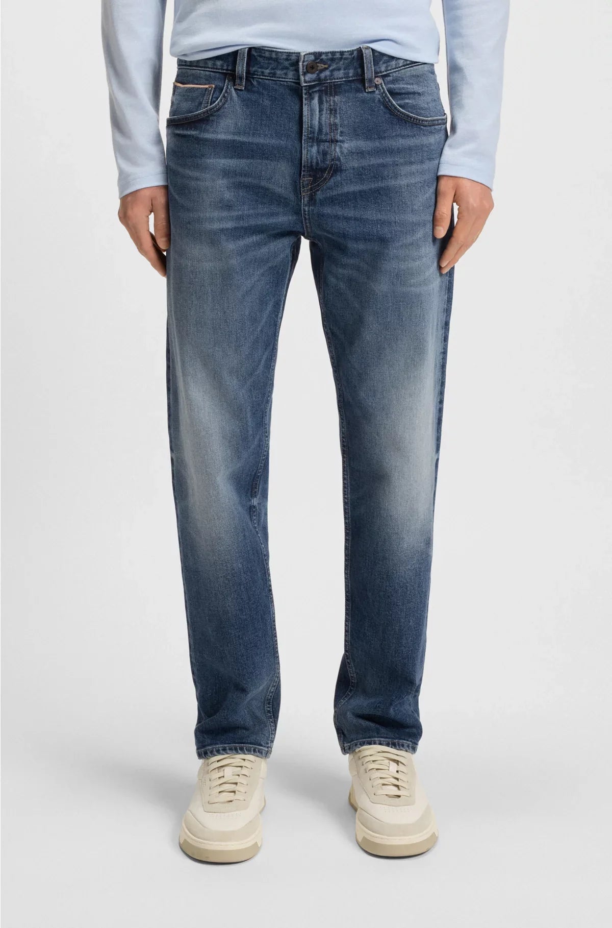 JEANS MAINE REGULAR FIT IN DENIM SELVEDGE BLU