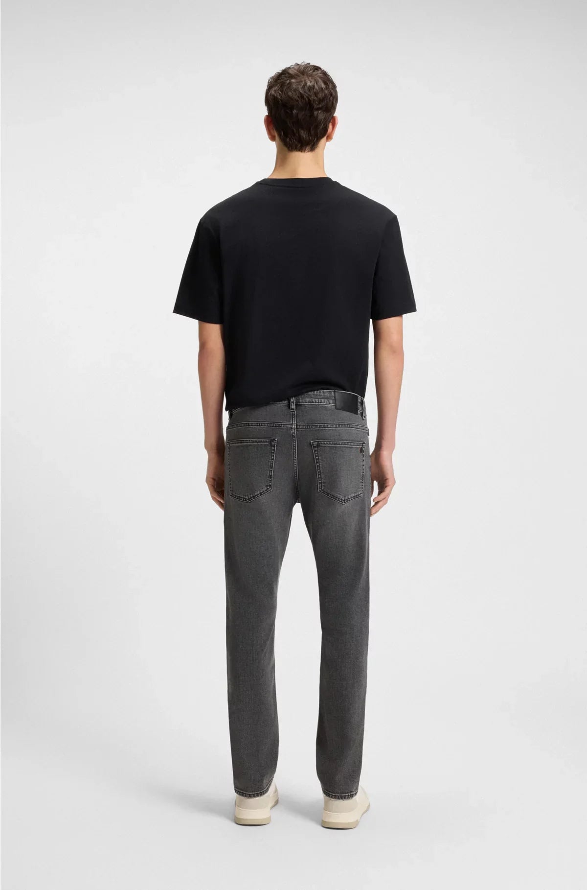 JEANS DELAWARE SLIM-FIT IN DENIM GRIGIO ELASTICIZZATO COMFORT