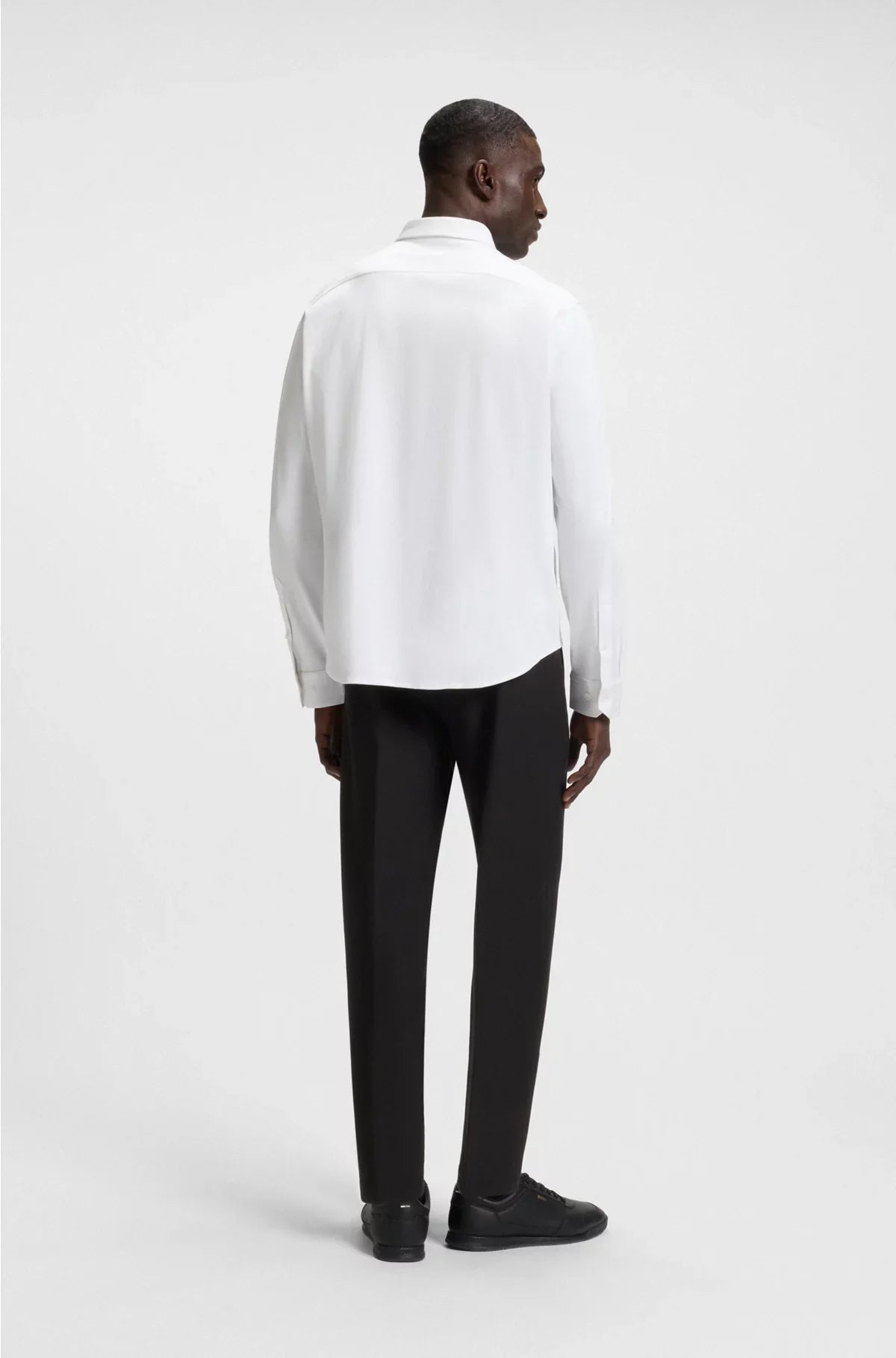 REGULAR-FIT SHIRT IN DYNAMIC COTTON JERSEY