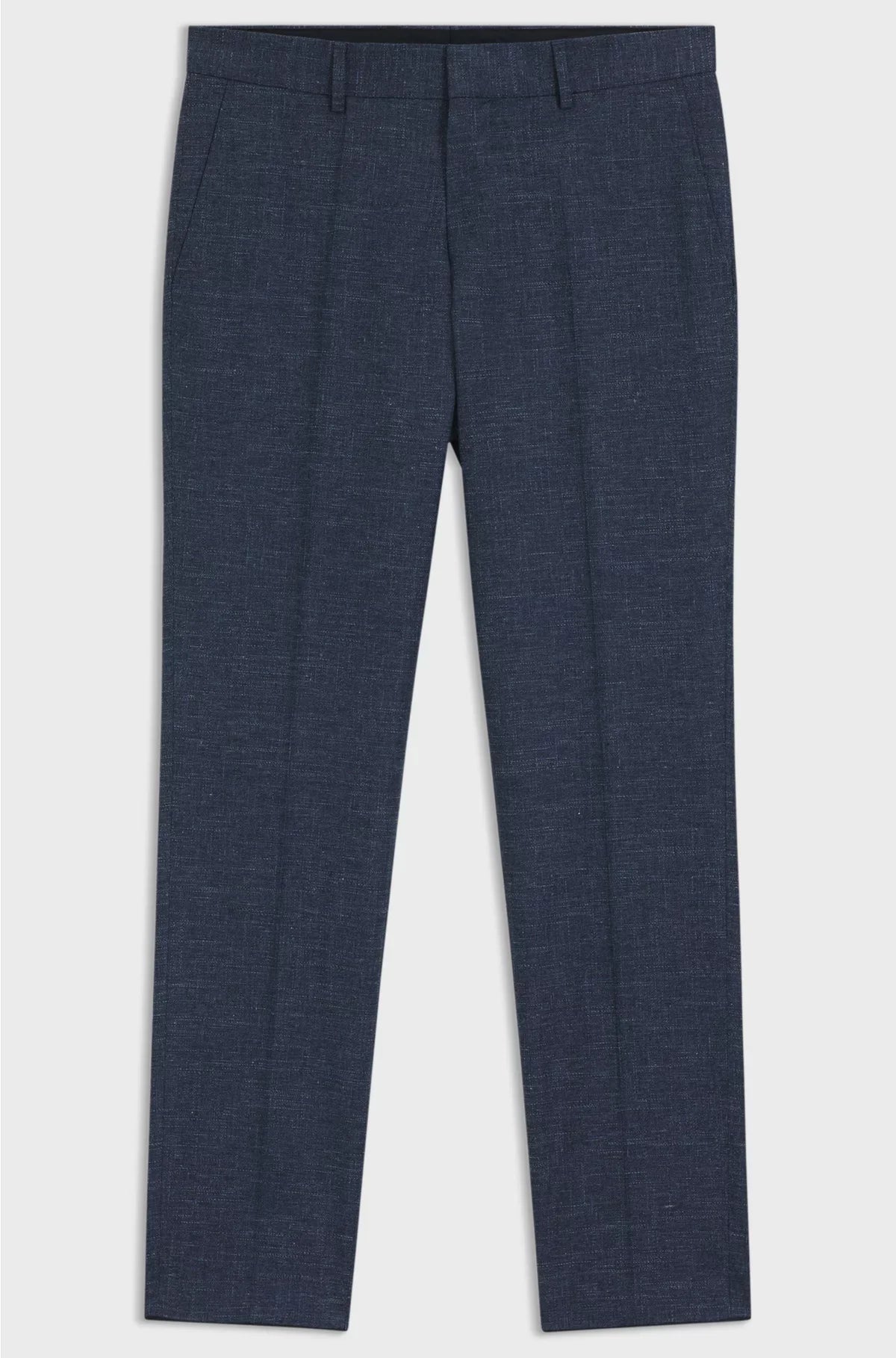 PANTALONI SLIM FIT IN TESSUTO ELASTICIZZATO FANTASIA