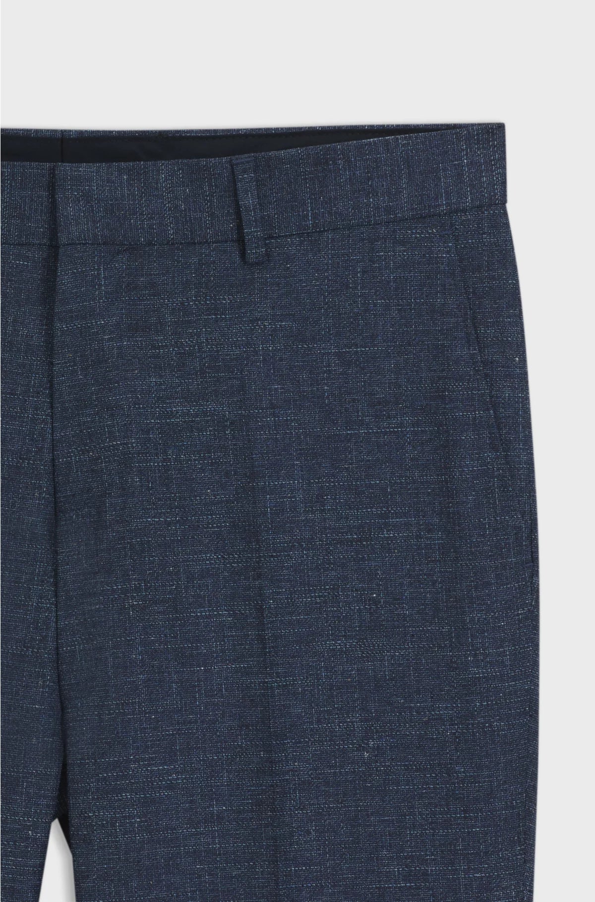 PANTALONI SLIM FIT IN TESSUTO ELASTICIZZATO FANTASIA