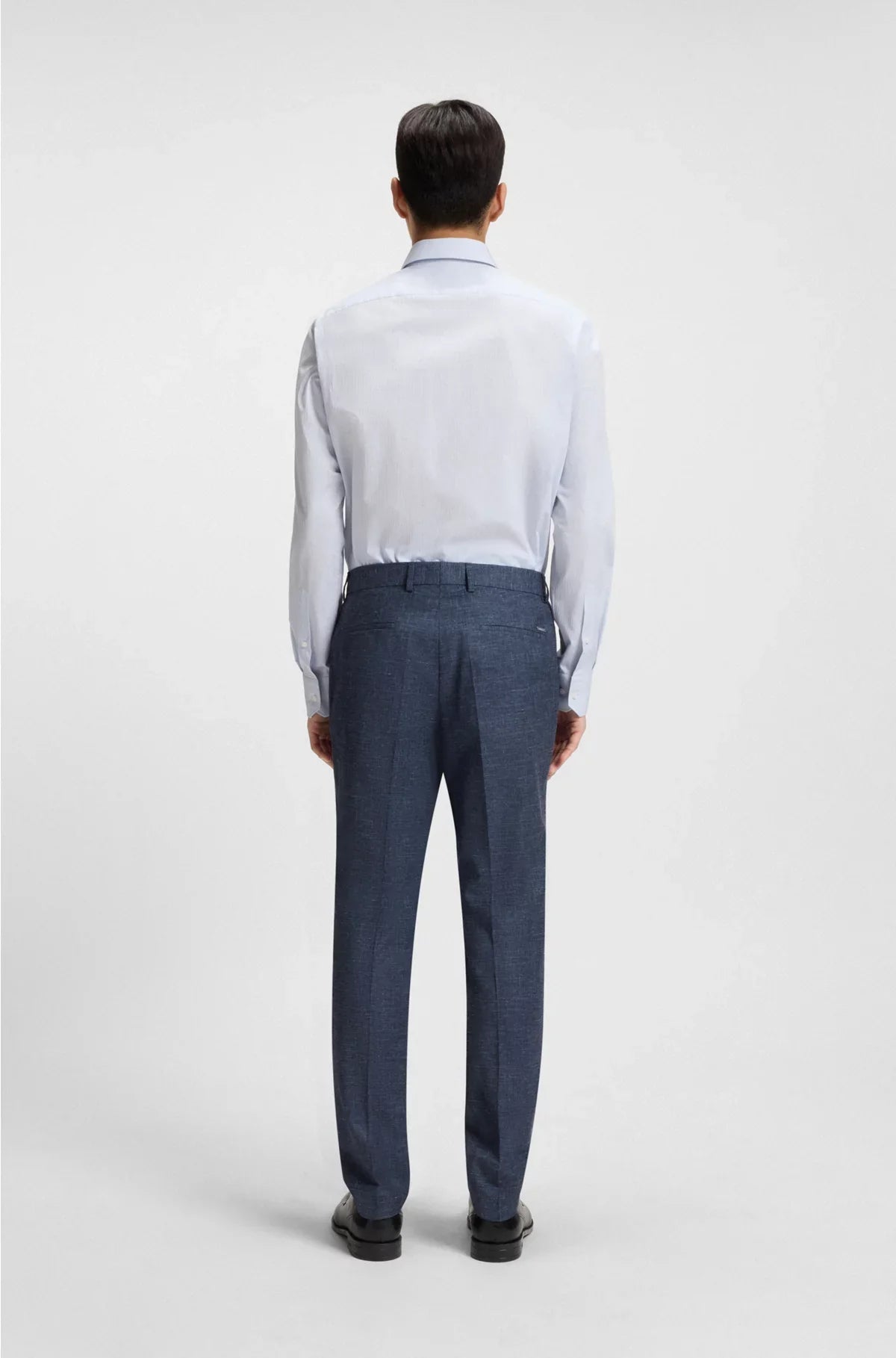 PANTALONI SLIM FIT IN TESSUTO ELASTICIZZATO FANTASIA