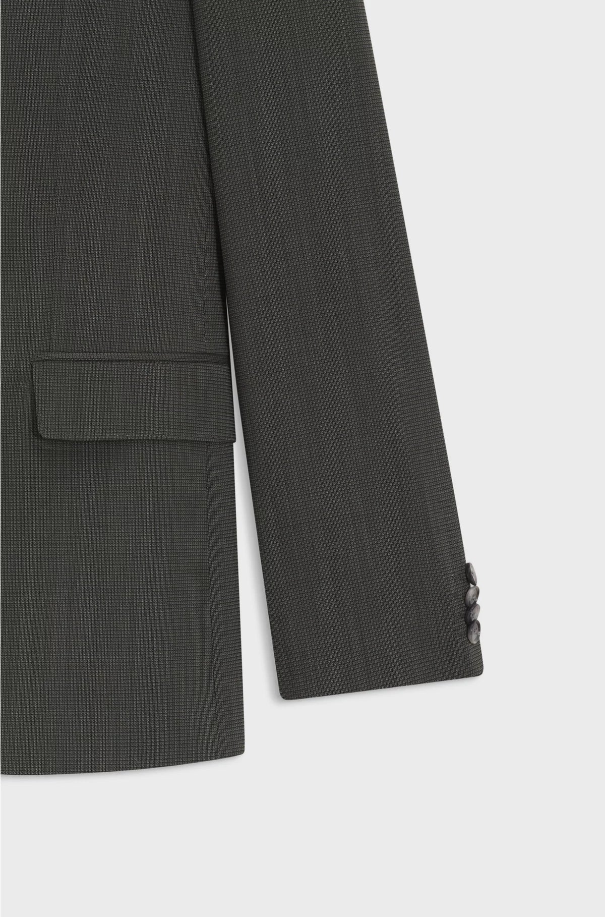 SLIM-FIT SUIT INMICRO-PATTERNED STRETCH FABRIC