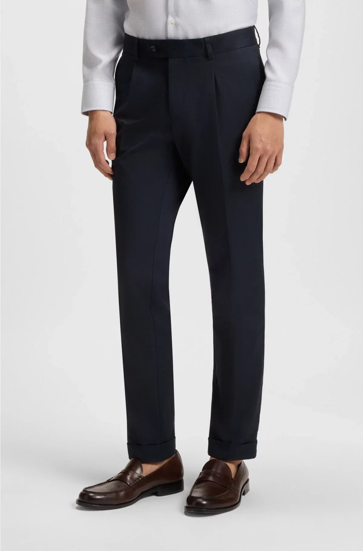 PANTALONI SLIM-FIT IN COTONE COMFORT STRETCH