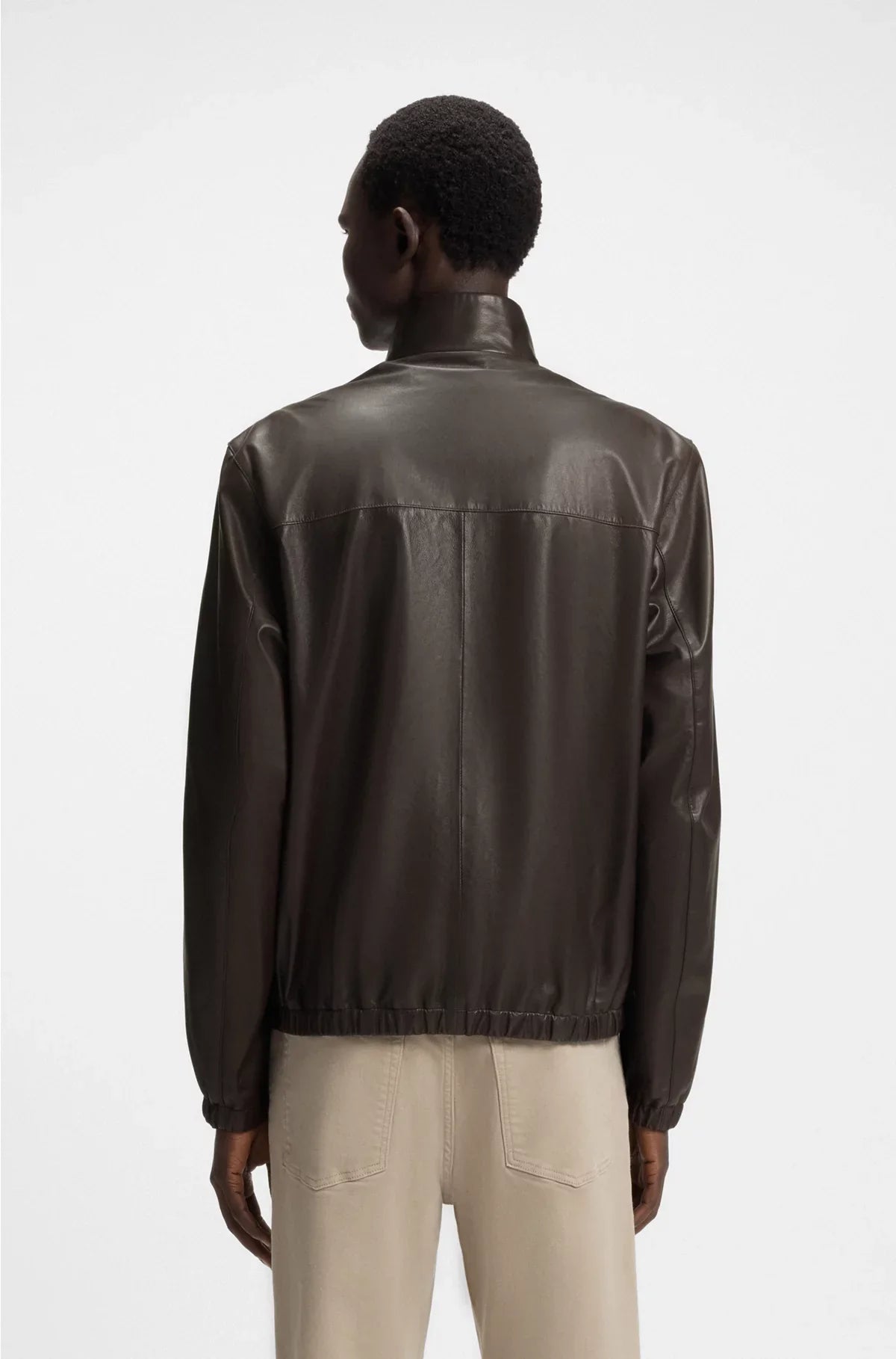 GIACCA REGULAR FIT IN PELLE NAPPA