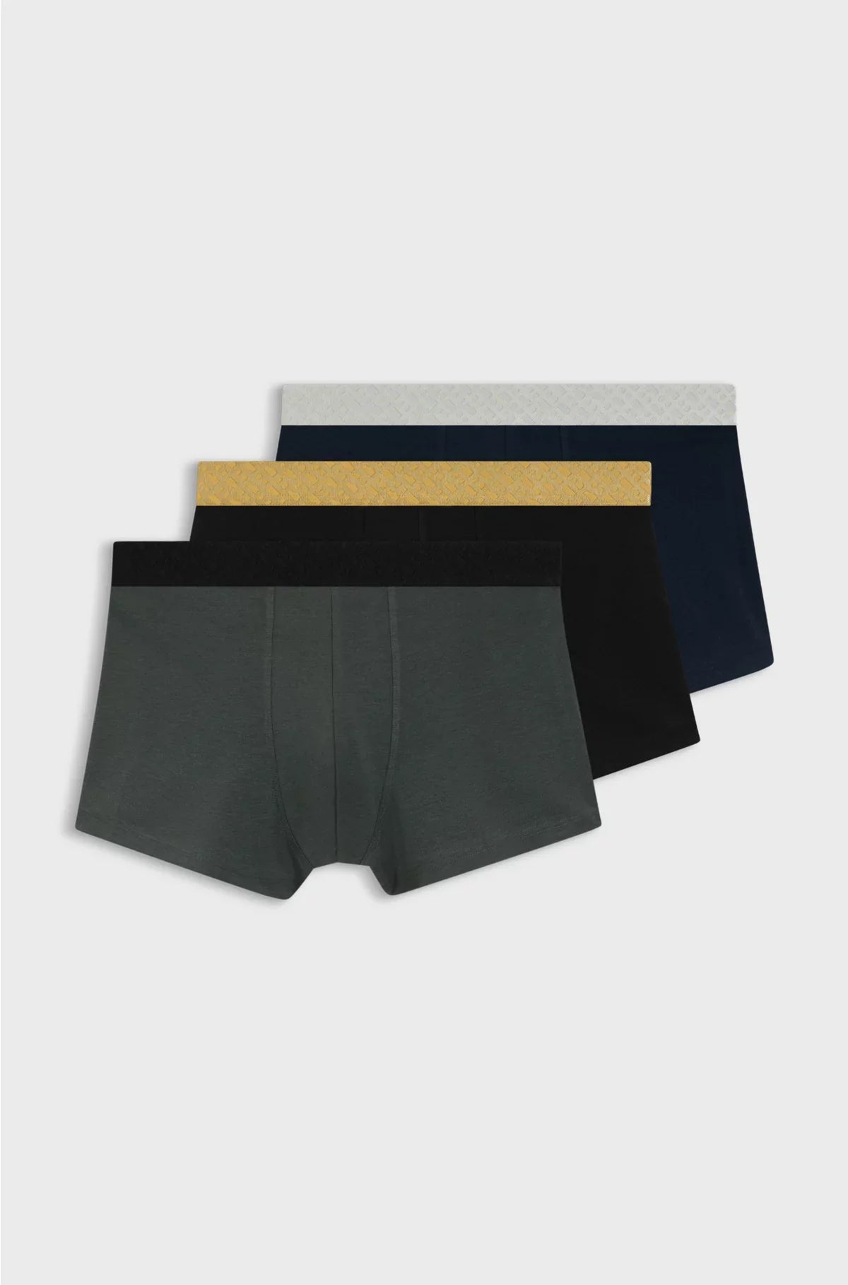 CONFEZIONE DA TRE SLIP IN COTONE ELASTICIZZATO