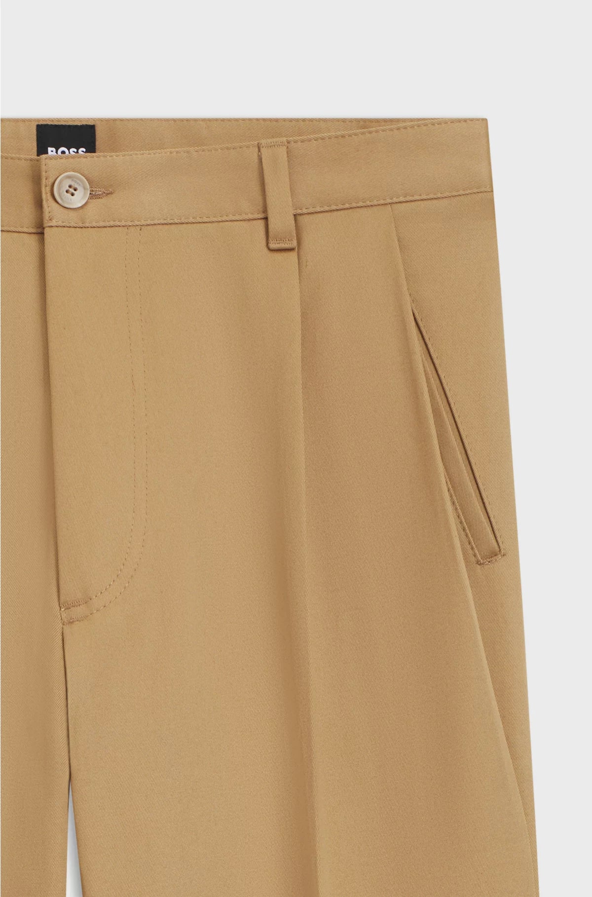 RELAXED-FIT TROUSERS IN COTTON TWILL