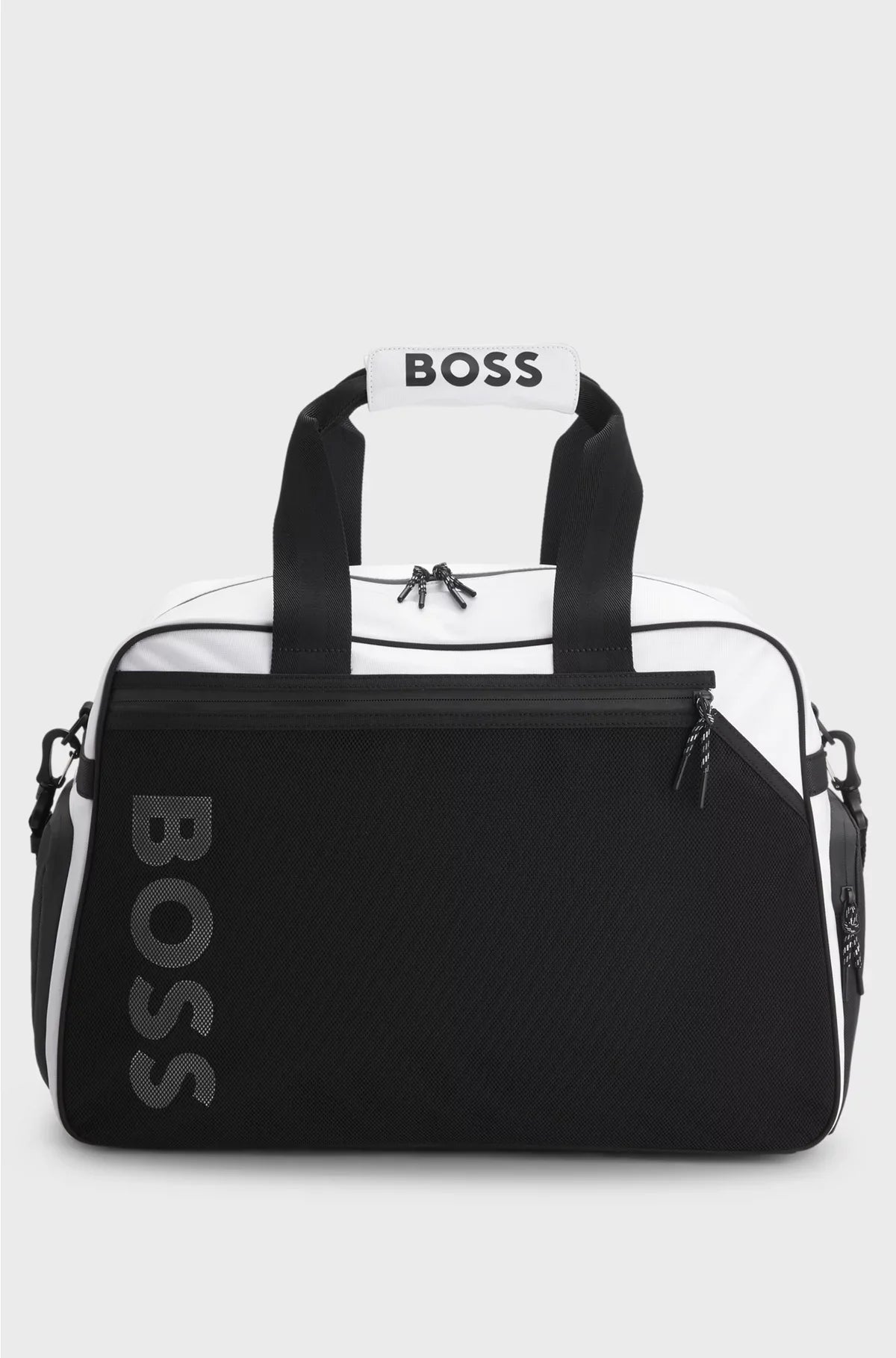 BORSONE COLOUR-BLOCK CON LOGO RIFLETTENTE