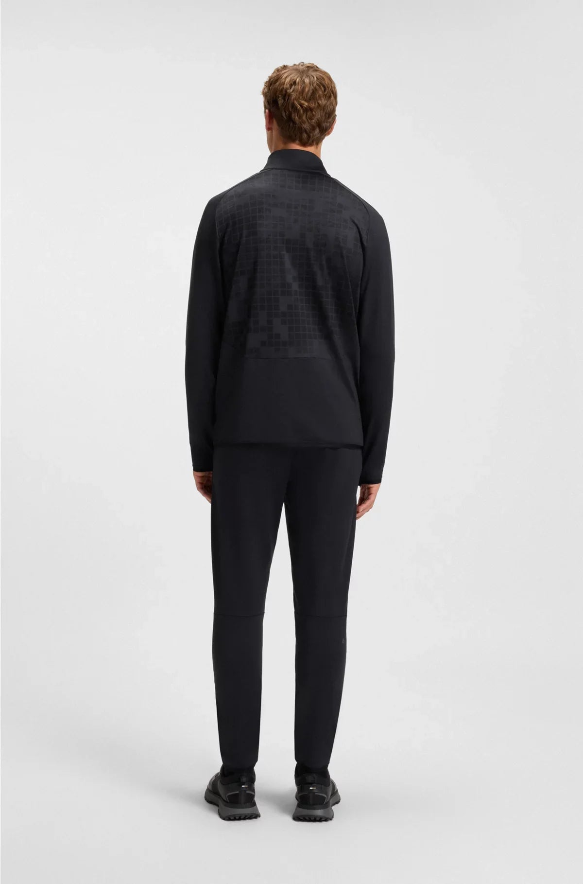 ACTIVE HALF-ZIP SWEATSHIRT IN PRINTED QUICK-DRY FABRIC