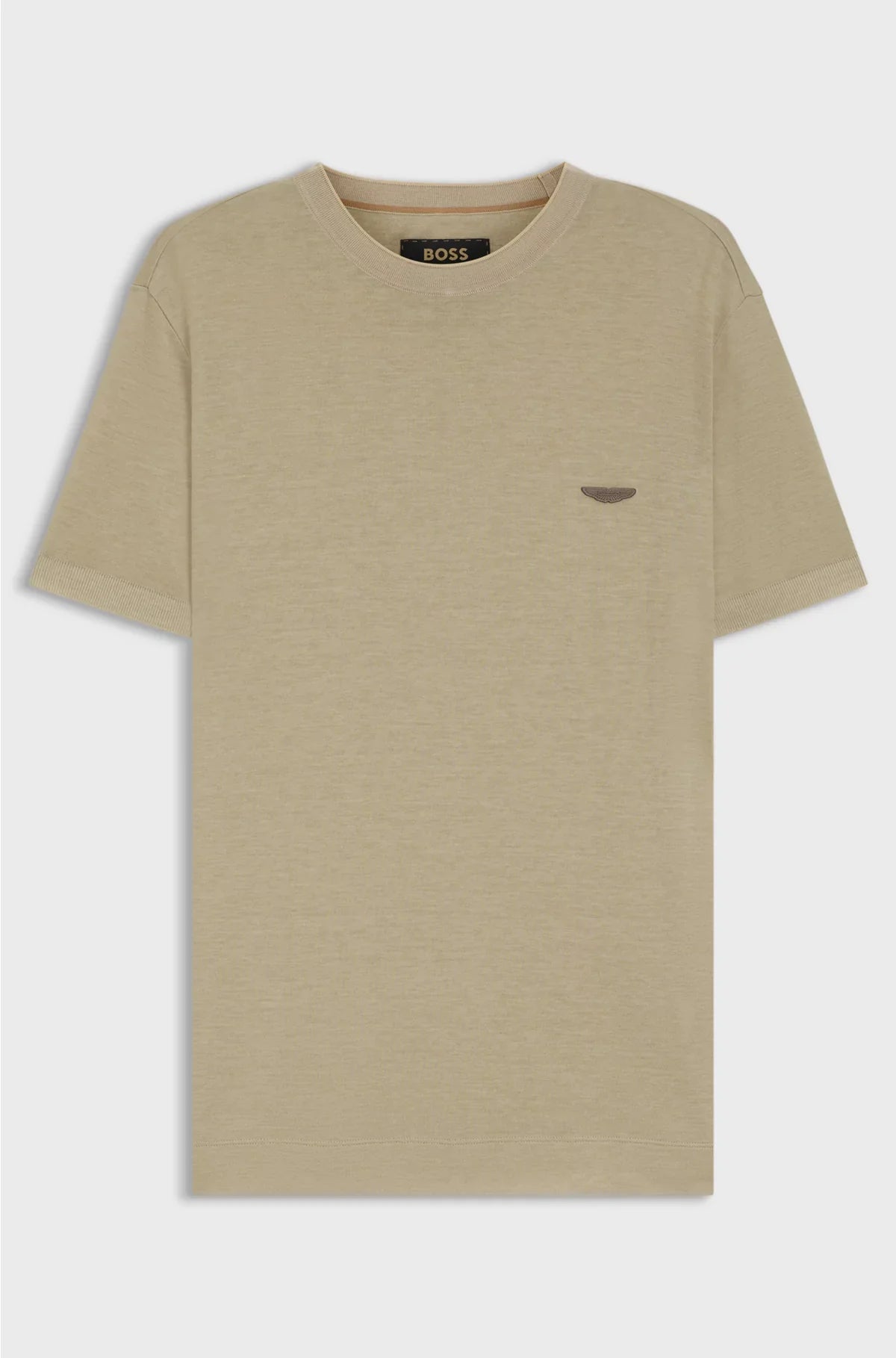 T-SHIRT CON LOGO IN NABUK