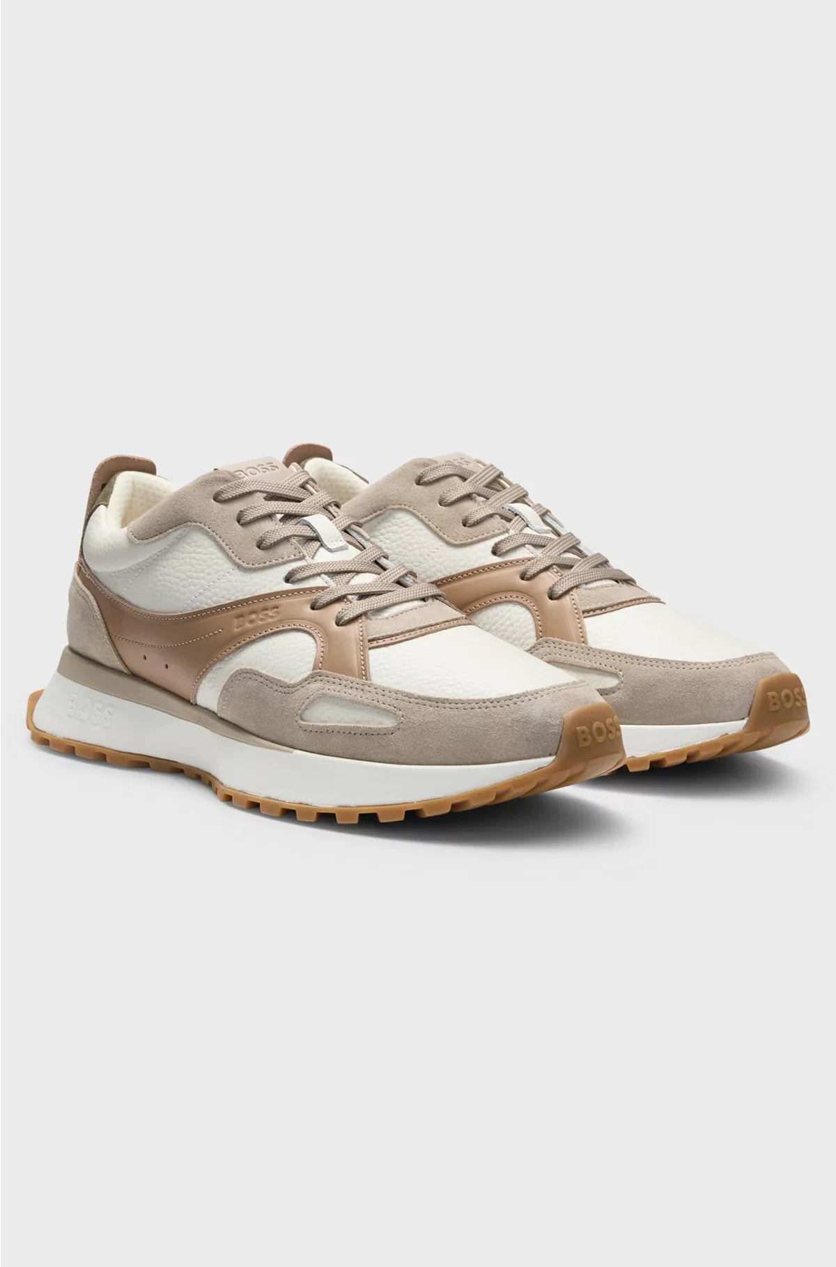 SNEAKERS IN PELLE BOTTALATA CON SUOLA DI SUPPORTO