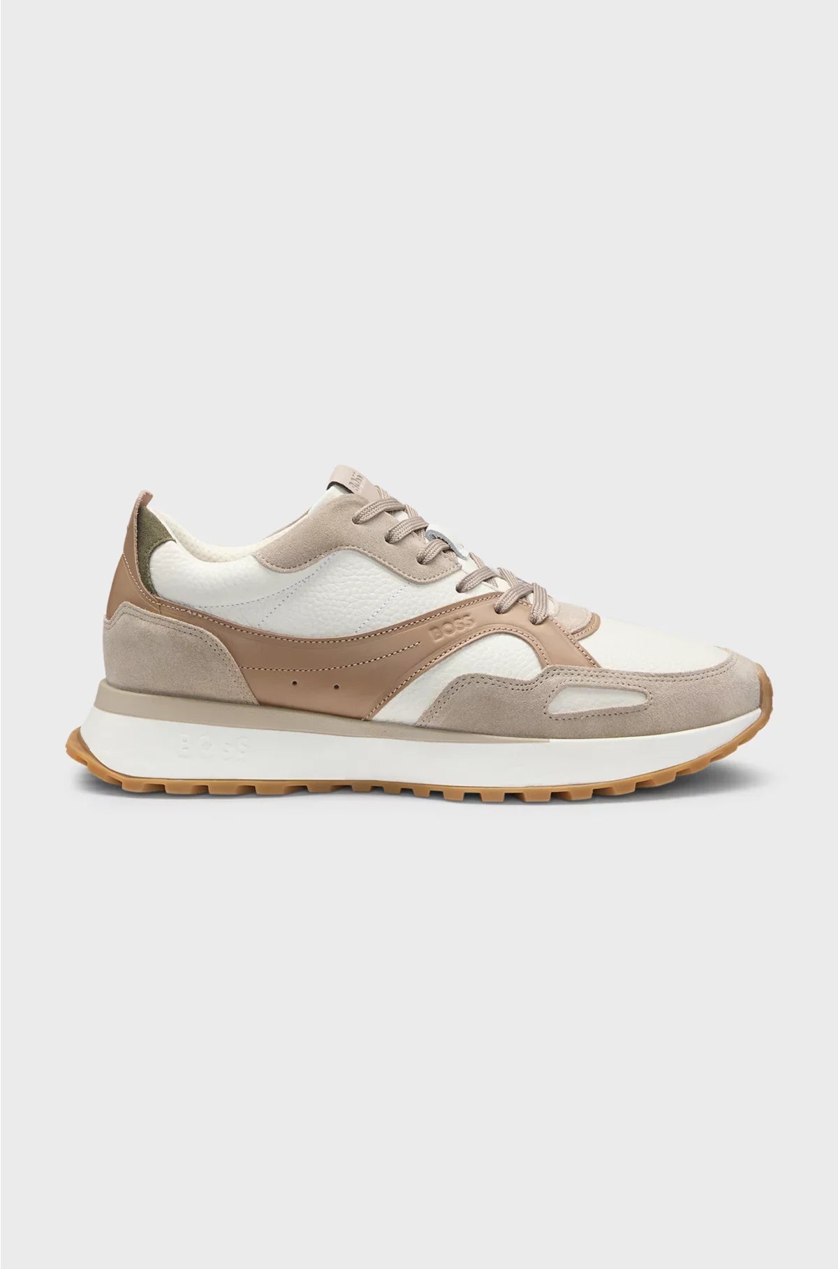 SNEAKERS IN PELLE BOTTALATA CON SUOLA DI SUPPORTO