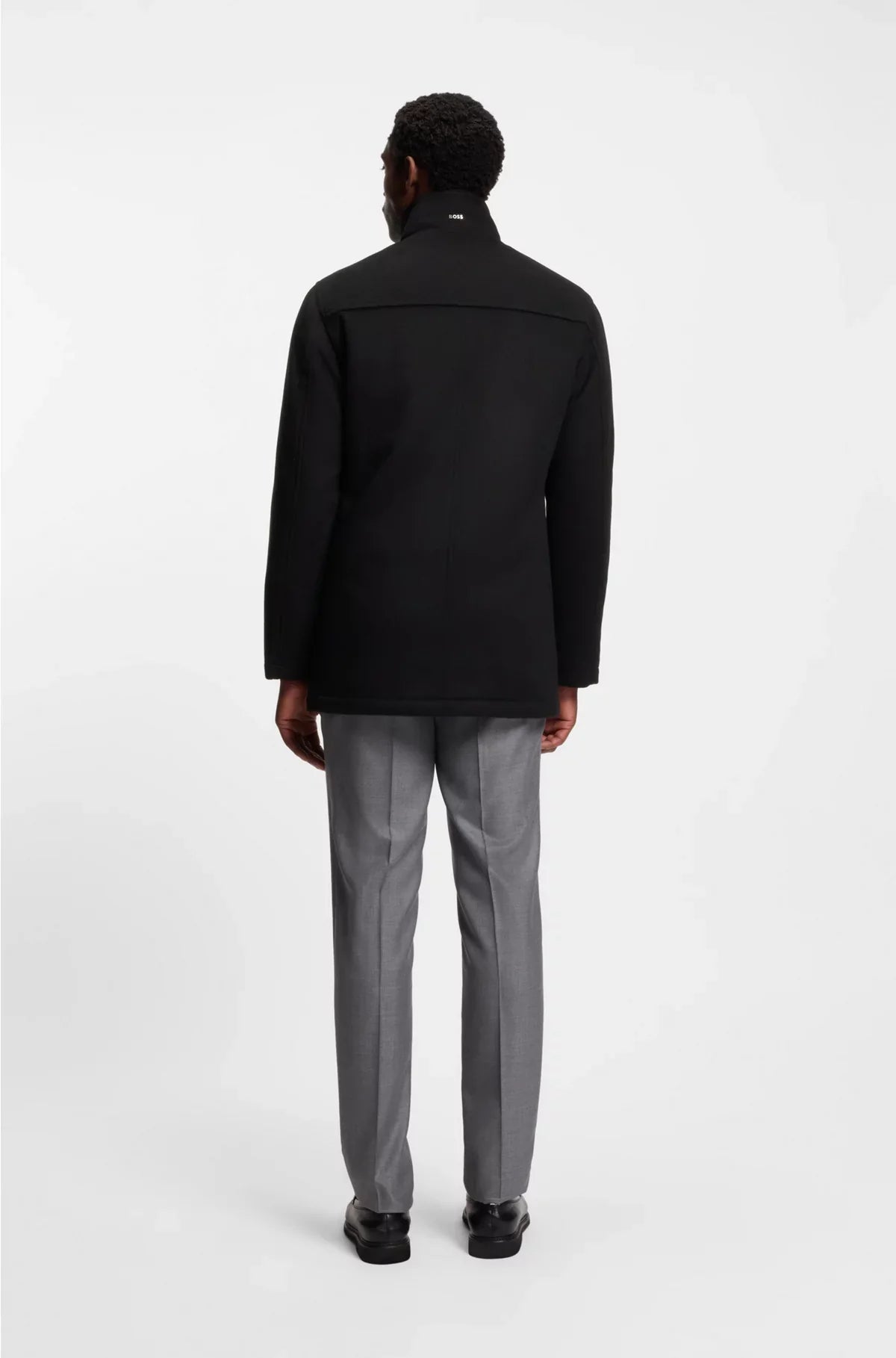 RELAXED-FIT COAT IN WOOL AND CASHMERE