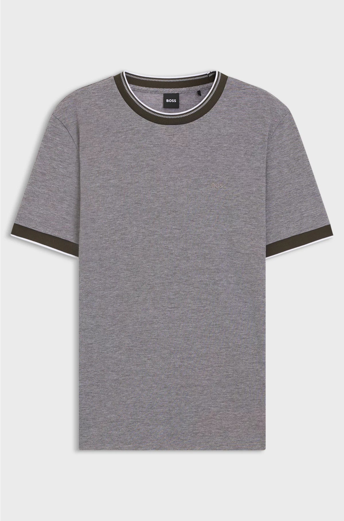 T-SHIRT IN PIQUÉ DI COTONE CON DETTAGLIO LOGO