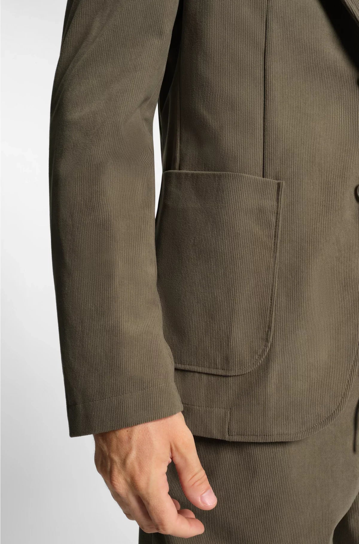 SLIM-FIT JACKET WITH INTEGRATED HOODIE