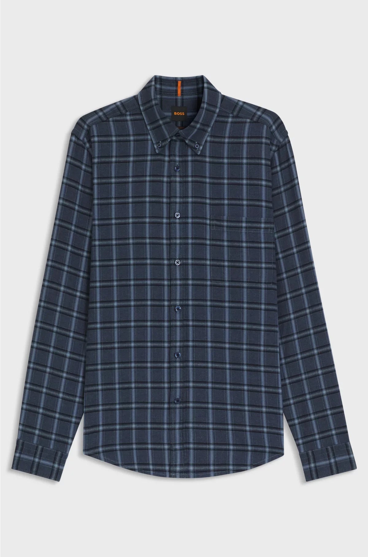 REGULAR-FIT SHIRT IN COTTON FLANNEL