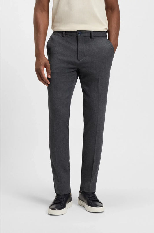PANTALONI SLIM FIT IN SPIGATO SPAZZOLATO