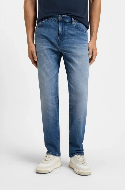JEANS MAINE A VESTIBILITÀ REGULAR IN DENIM BLU COMFORT-STRETCH
