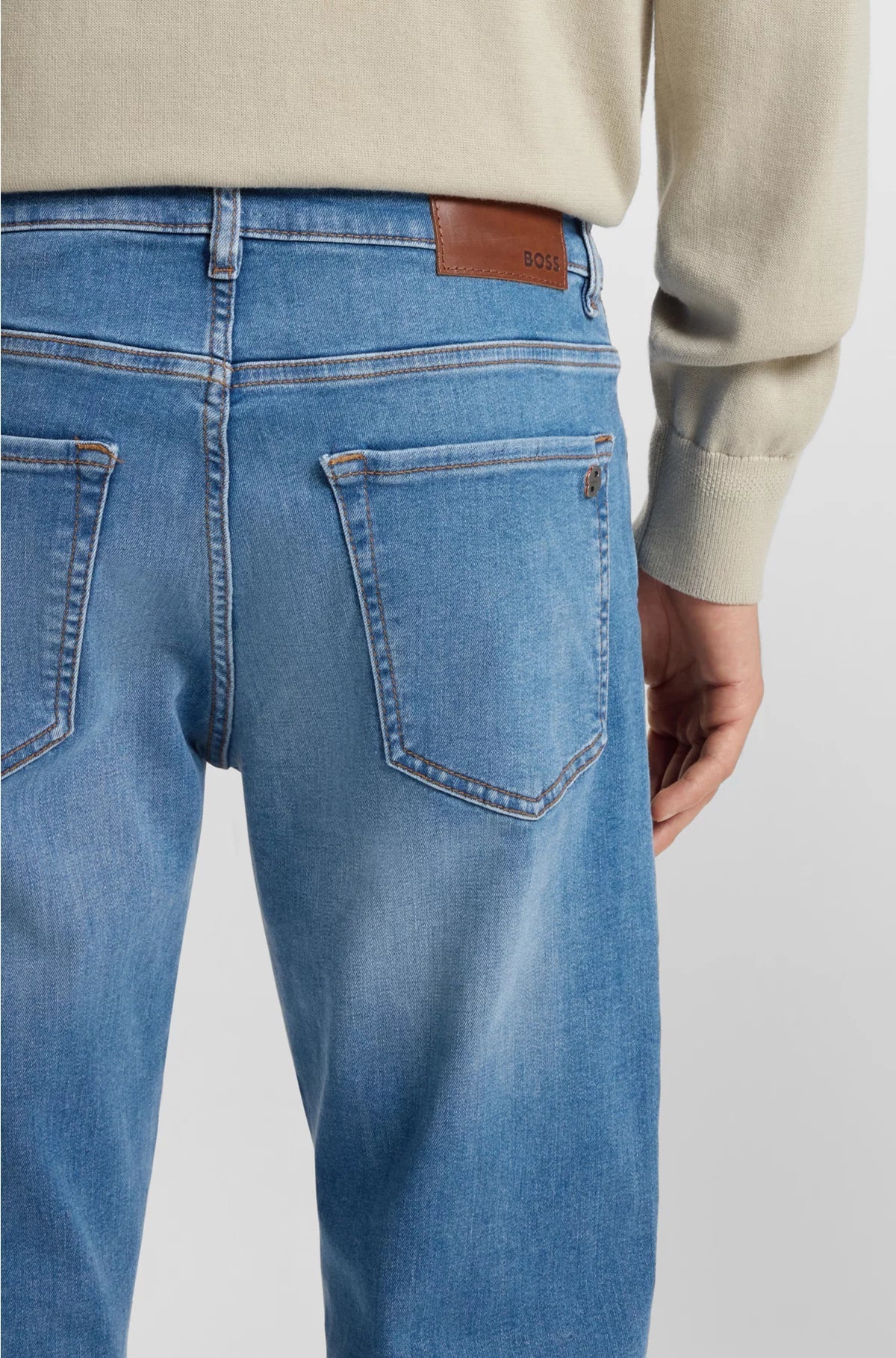 MAINE REGULAR-FIT JEANS IN INDIGO STRETCH DENIM
