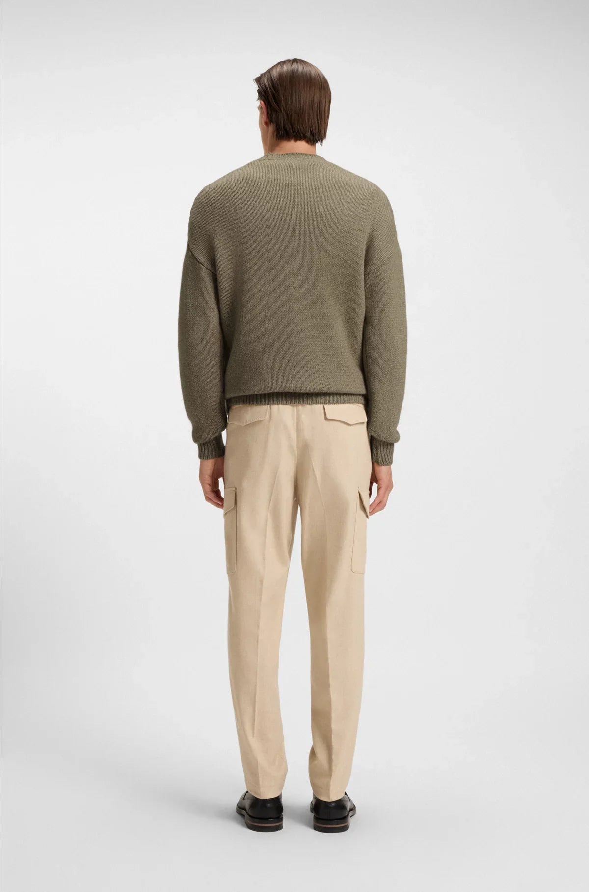 MAGLIONE OVERSIZE IN CASHMERE E COTONE