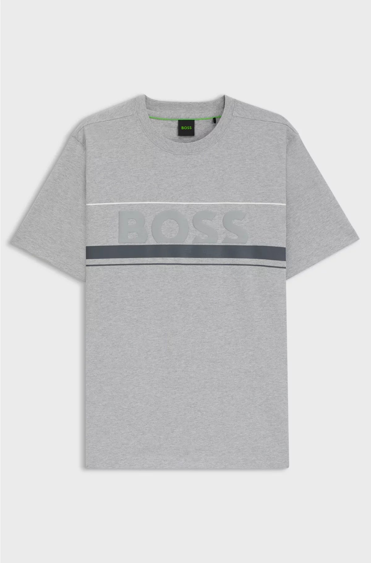 T-SHIRT IN COTONE-JERSEY A RIGHE CON LOGO