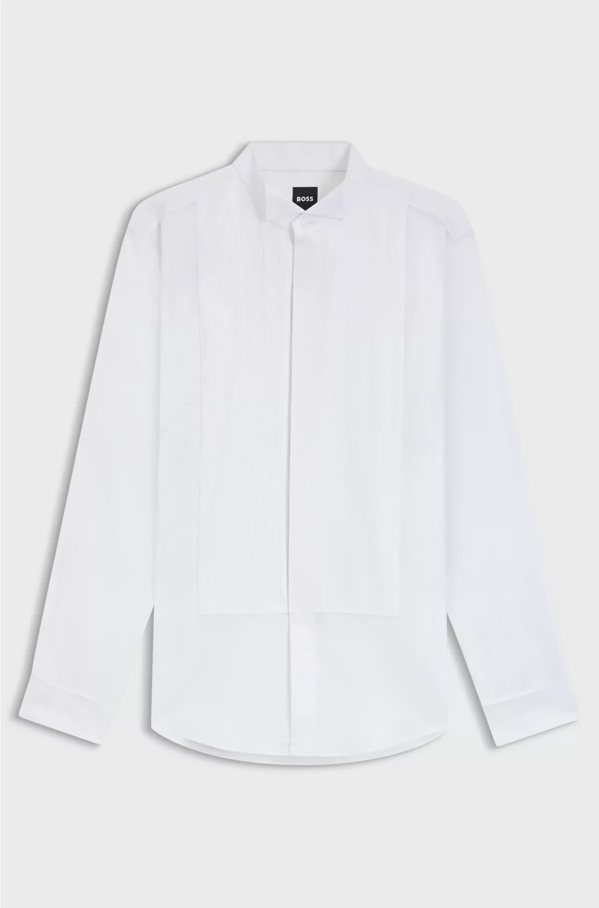 CAMICIA SLIM-FIT IN RASO DI COTONE FACILE DA STIRARE