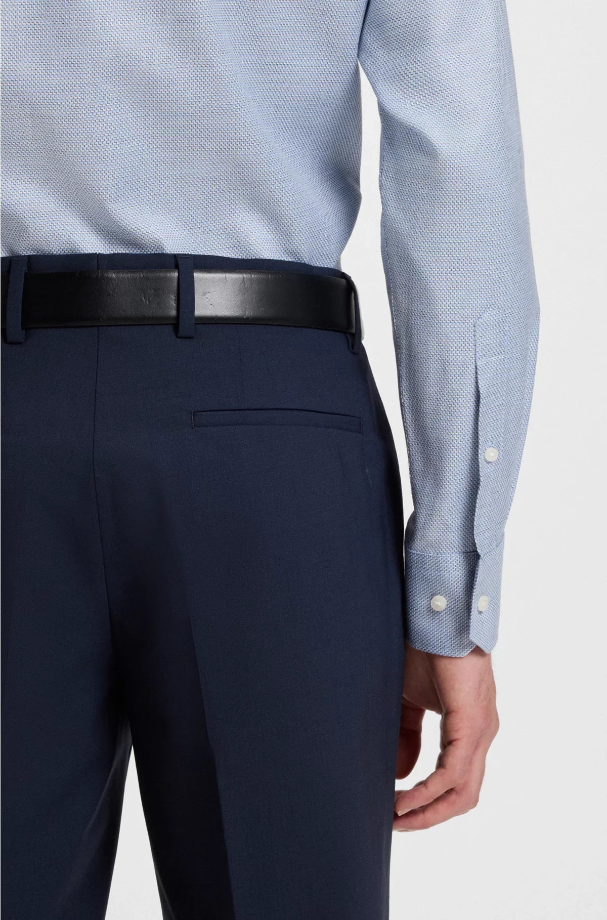 REGULAR-FIT SHIRT IN PRINTED COTTON TWILL