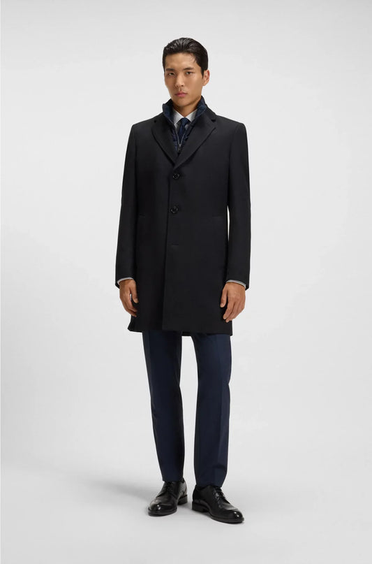 CAPPOTTO SLIM-FIT IDROREPELLENTE CON INTERNO STACCABILE