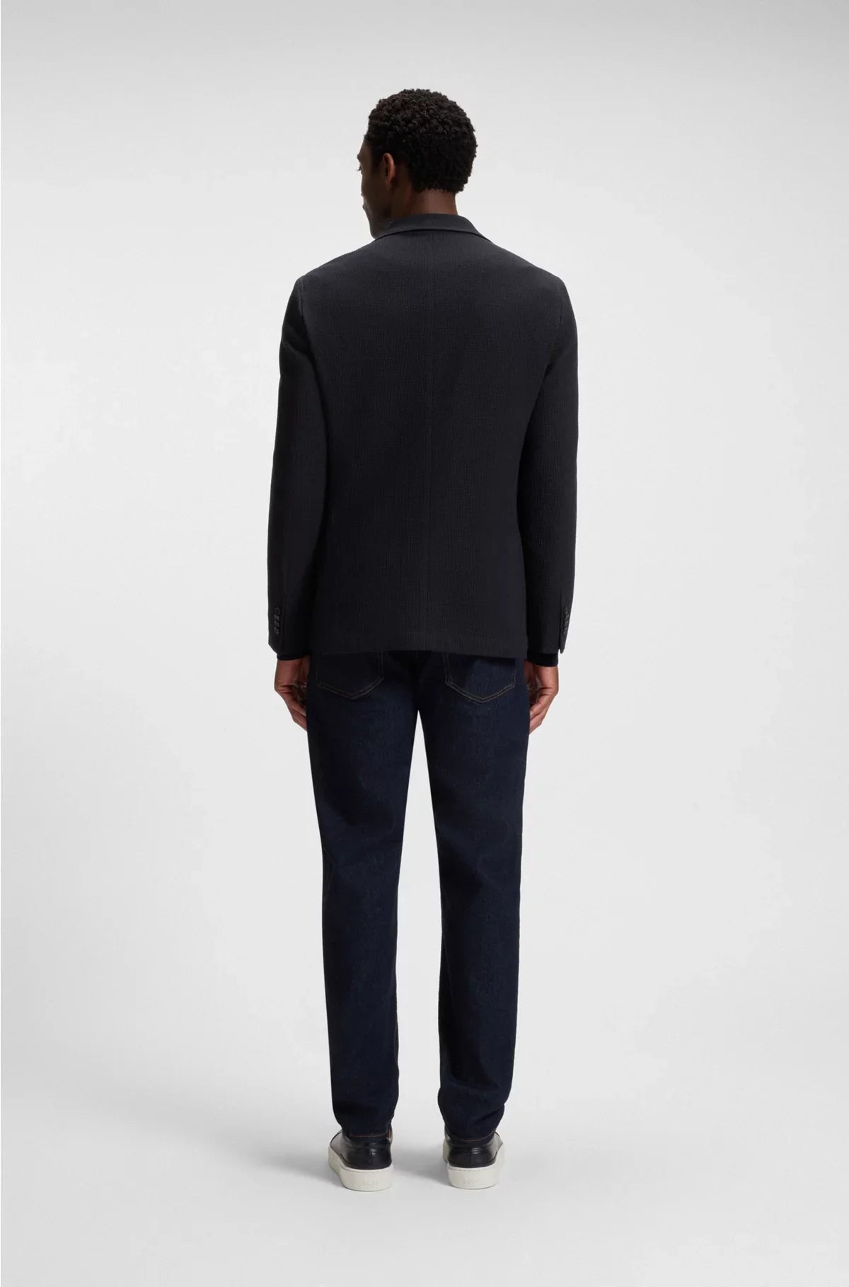 SLIM-FIT BLAZER INMICRO-PATTERNED STRETCH WOOL