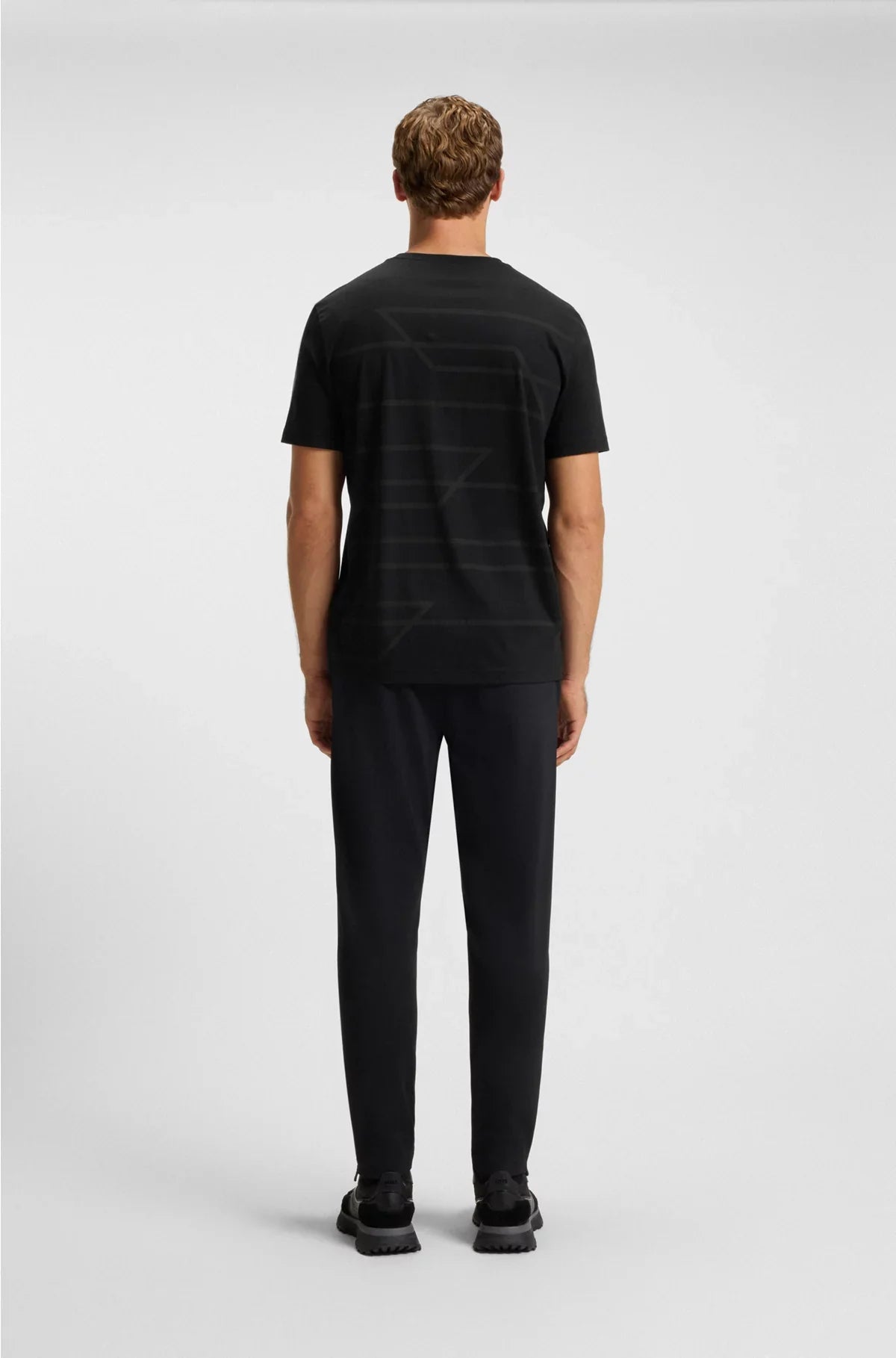 T-SHIRT IN COTONE-JERSEY CON STAMPA MELANGE