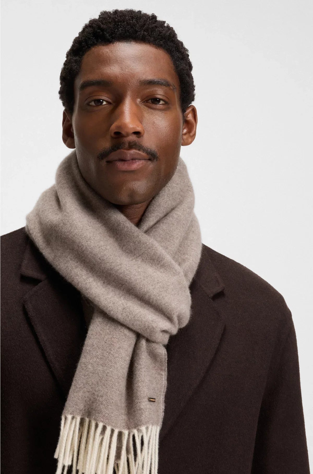 DOUBLE-FACED CASHMERE SCARF