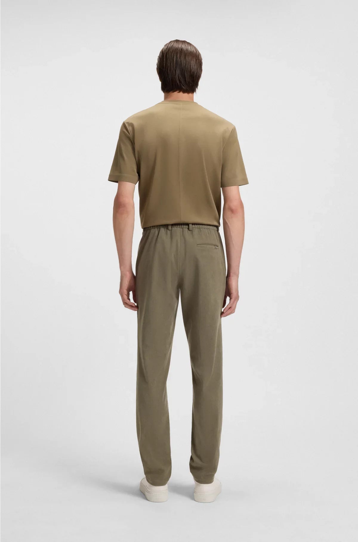 SLIM-FIT TROUSERS IN STRETCH CORDUROY