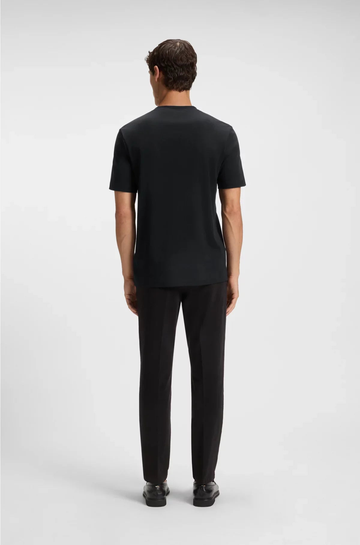 MERCERISED-COTTON T-SHIRT WITH LOGO ARTWORK
