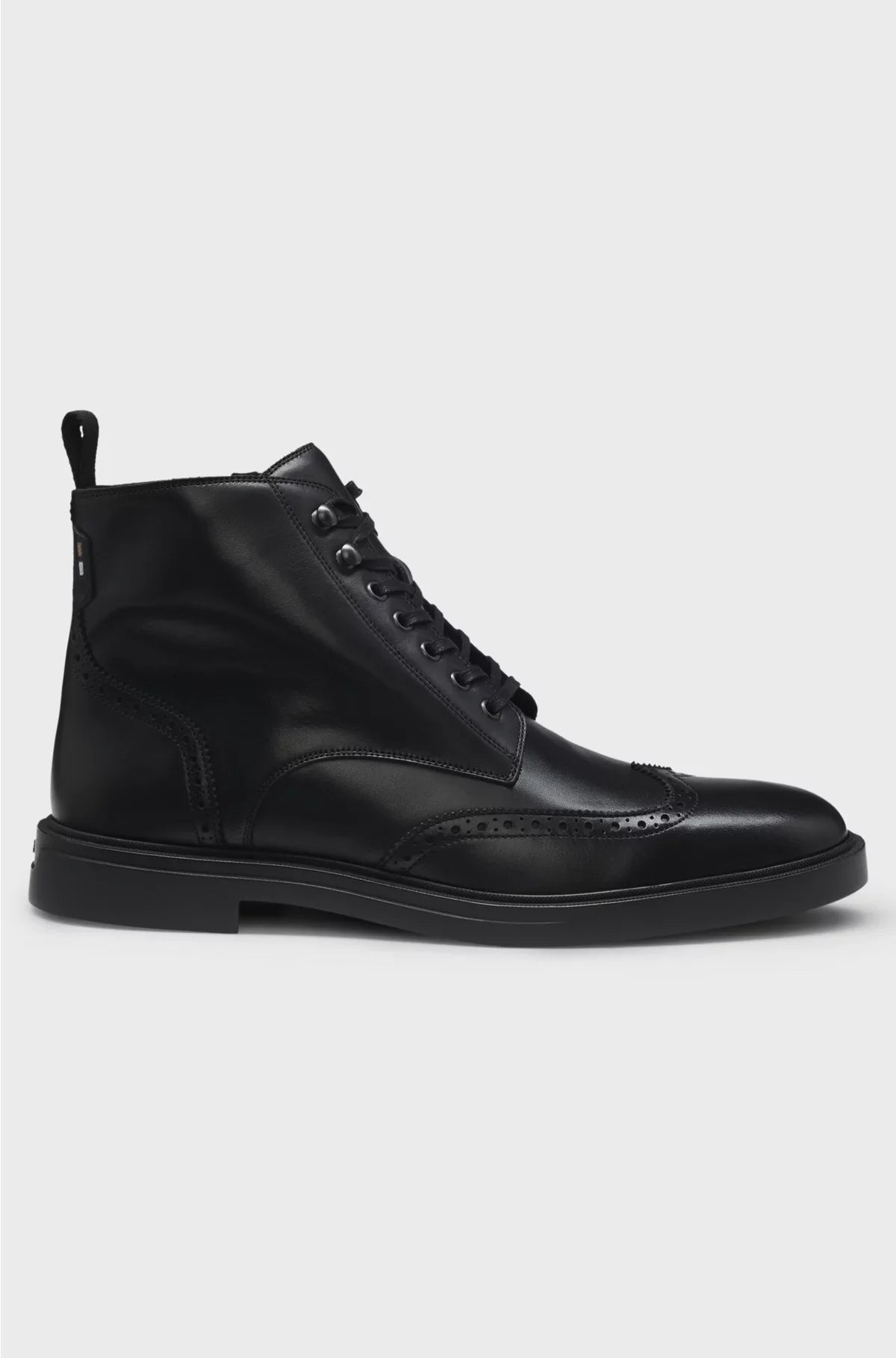 STIVALETTI IN PELLE CON DETTAGLI BROGUE